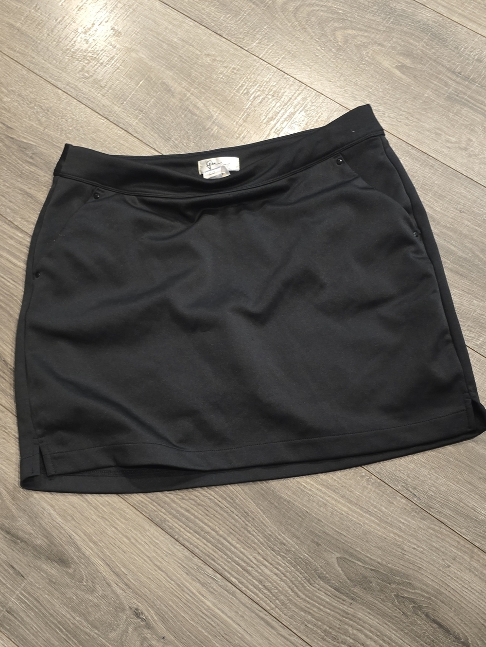 Greg Norman Collection Black Active Mini Skort